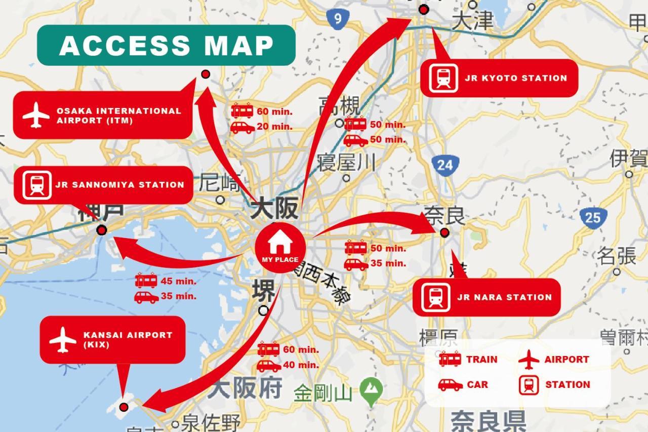 Airspace Nipponbashi โอซาก้า ภายนอก รูปภาพ